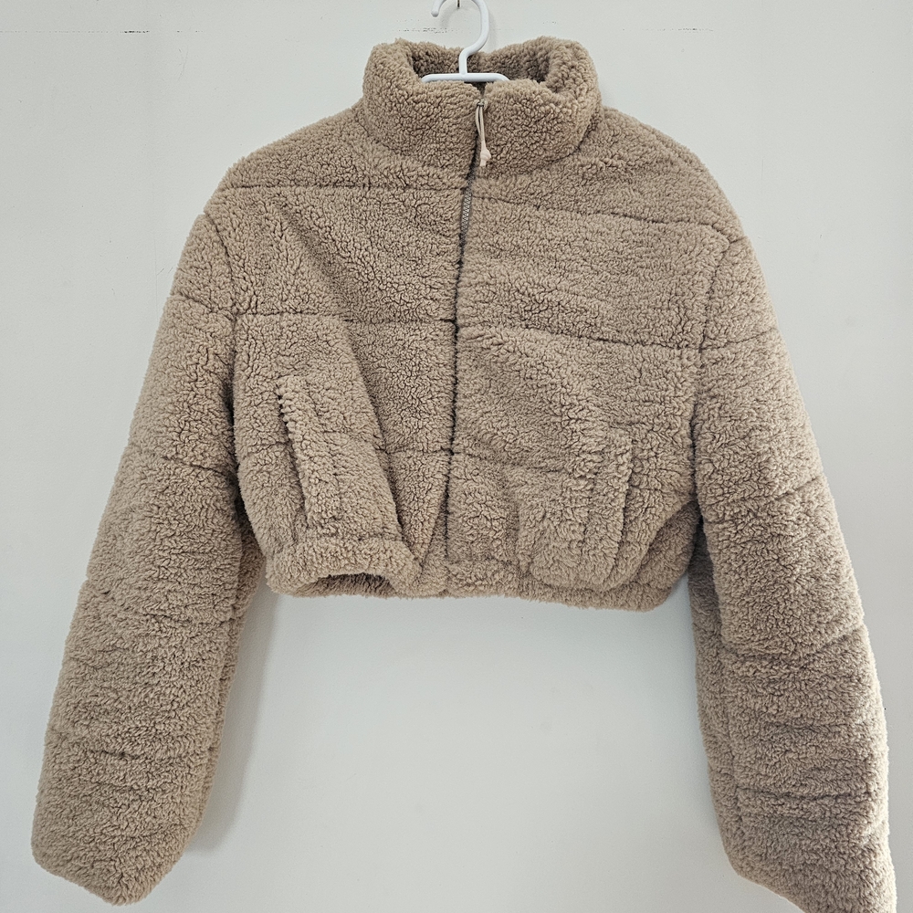 Streetwear Society Tan Teddy Jacket